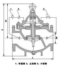 300X缓闭止回阀结构图