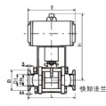 气动高真空球阀