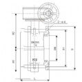 手动法兰式衬氟蝶阀